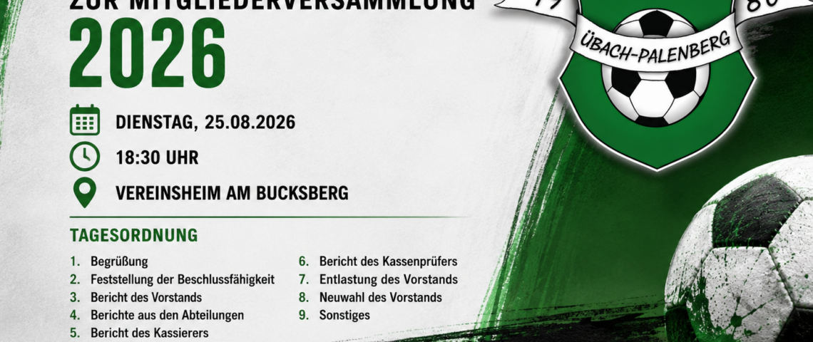 Einladung MGV 2026